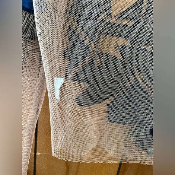 Rare For Love and Lemons FL&L Vienna Velvet Lace Sheer Crop Top XS - Picture 13 of 15